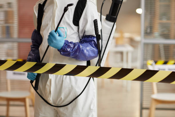Professional Infectious Disease Decontamination technician working in Rudolph, WI